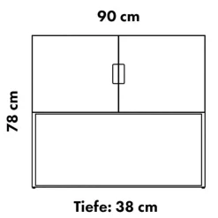 Fischer Design 01 Sideboard 90x38x78cm