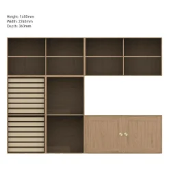 FK63 Hängeschrank 224x36x168cm