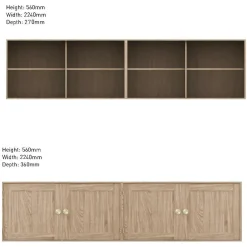 FK63 Hängeschrank 224x36x112cm