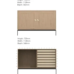 FK63 Sideboard 112x36,2x72,5cm