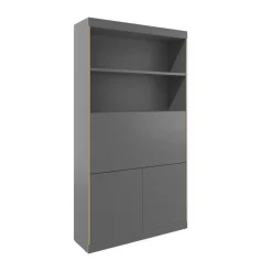 Flai Home-Office Sekretär Melamin 118x36x216,8cm