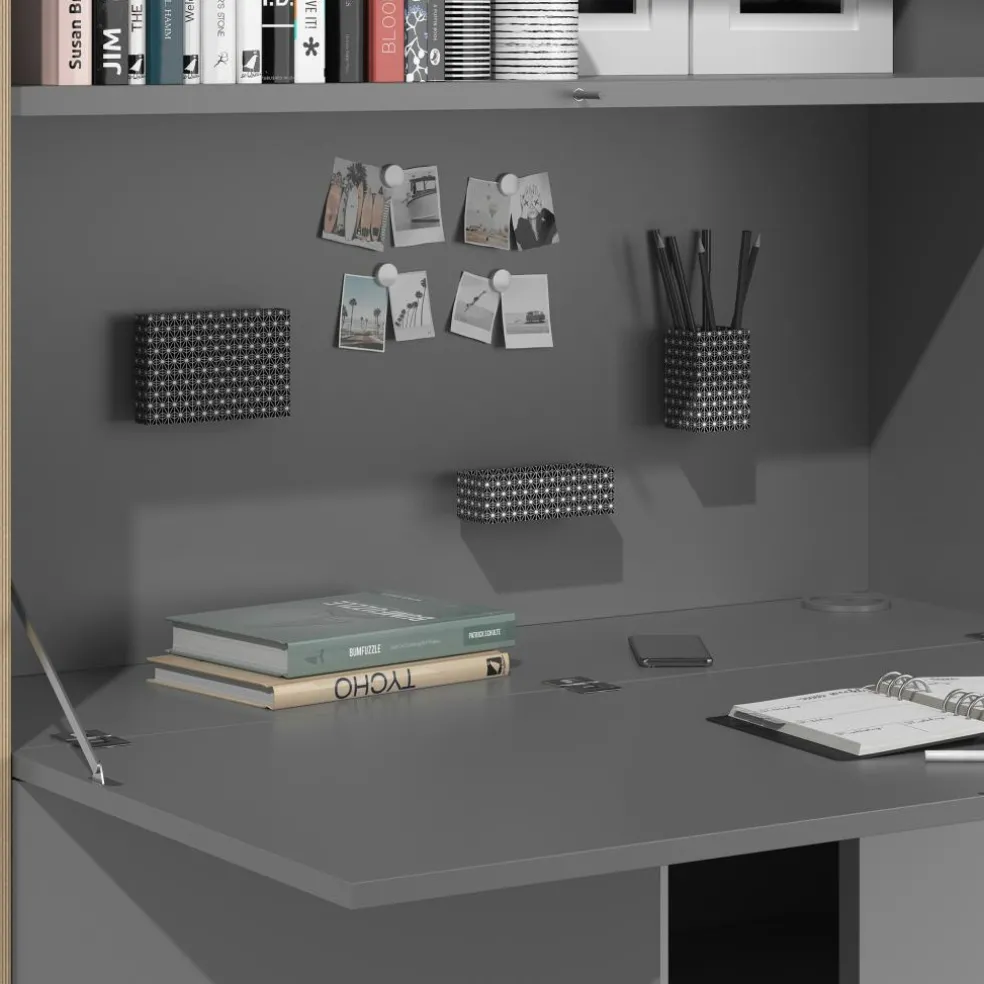 Flai Home-Office Sekretär magnetisch 118x36x216,8cm