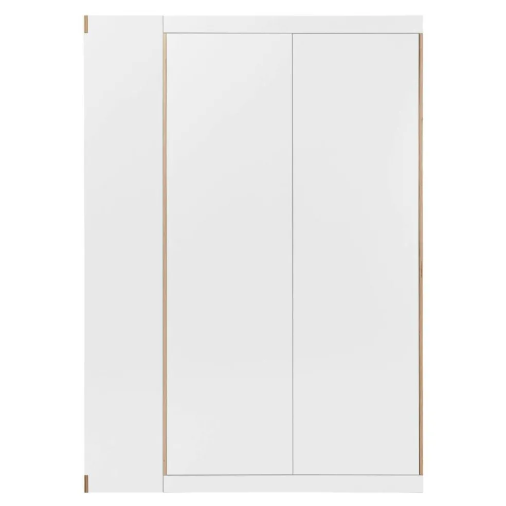 Flai Kleiderschrank zweitürig mit Regal