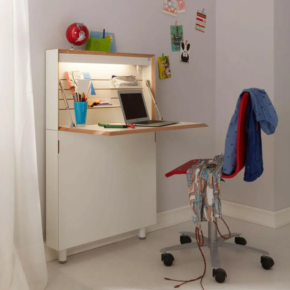 Flatmate Wandsekretär mit Birkenkante