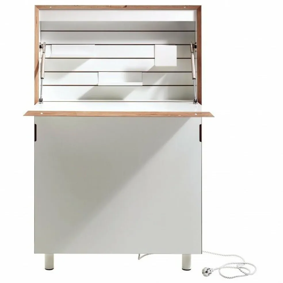 Flatmate Wandsekretär mit Birkenkante