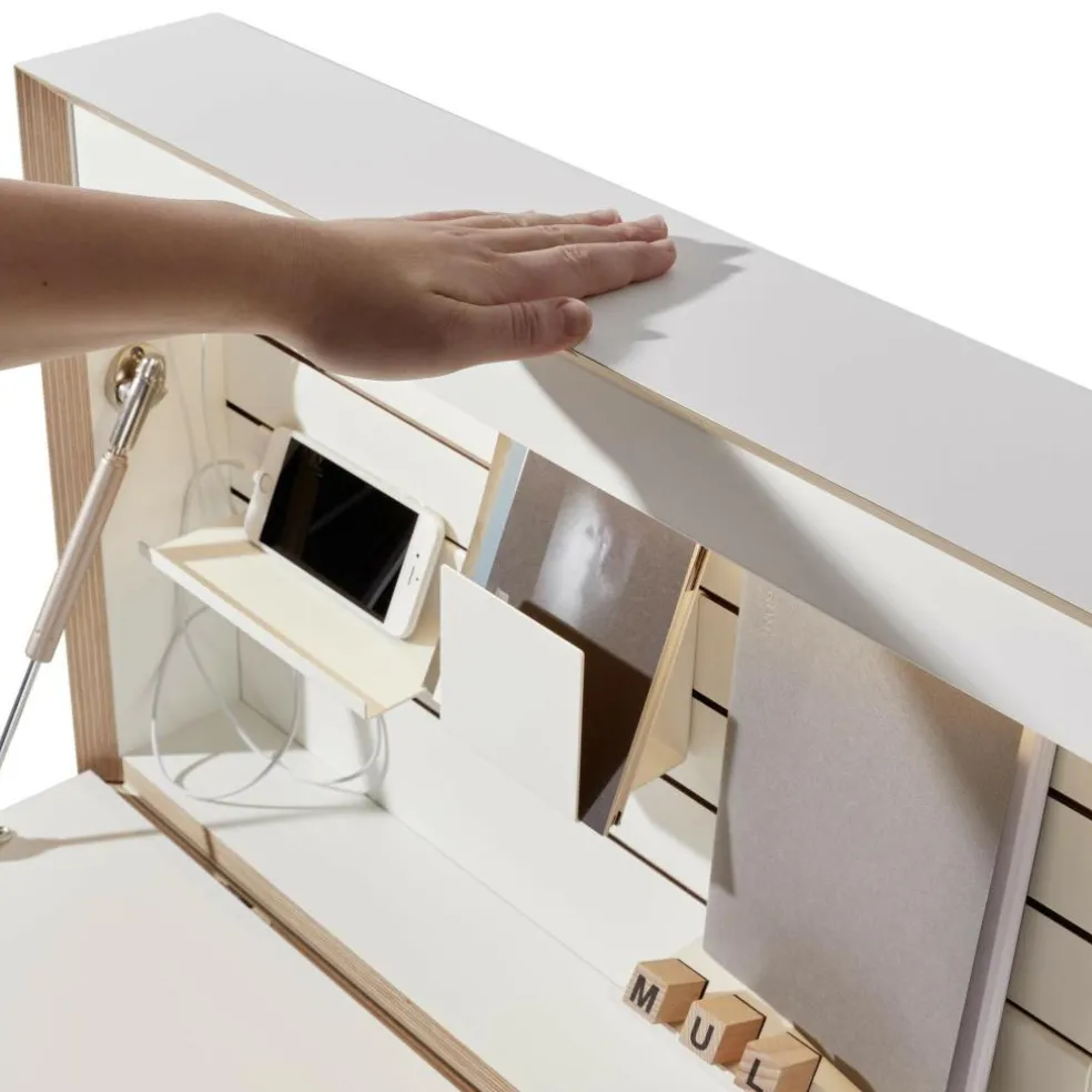 Flatmate Wandsekretär mit Birkenkante