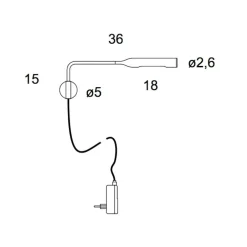 Flo Wall LED Wandleuchte