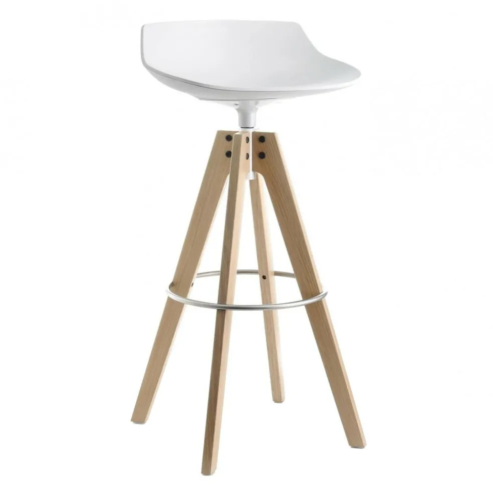 Flow Barhocker Gestell Eiche 78cm