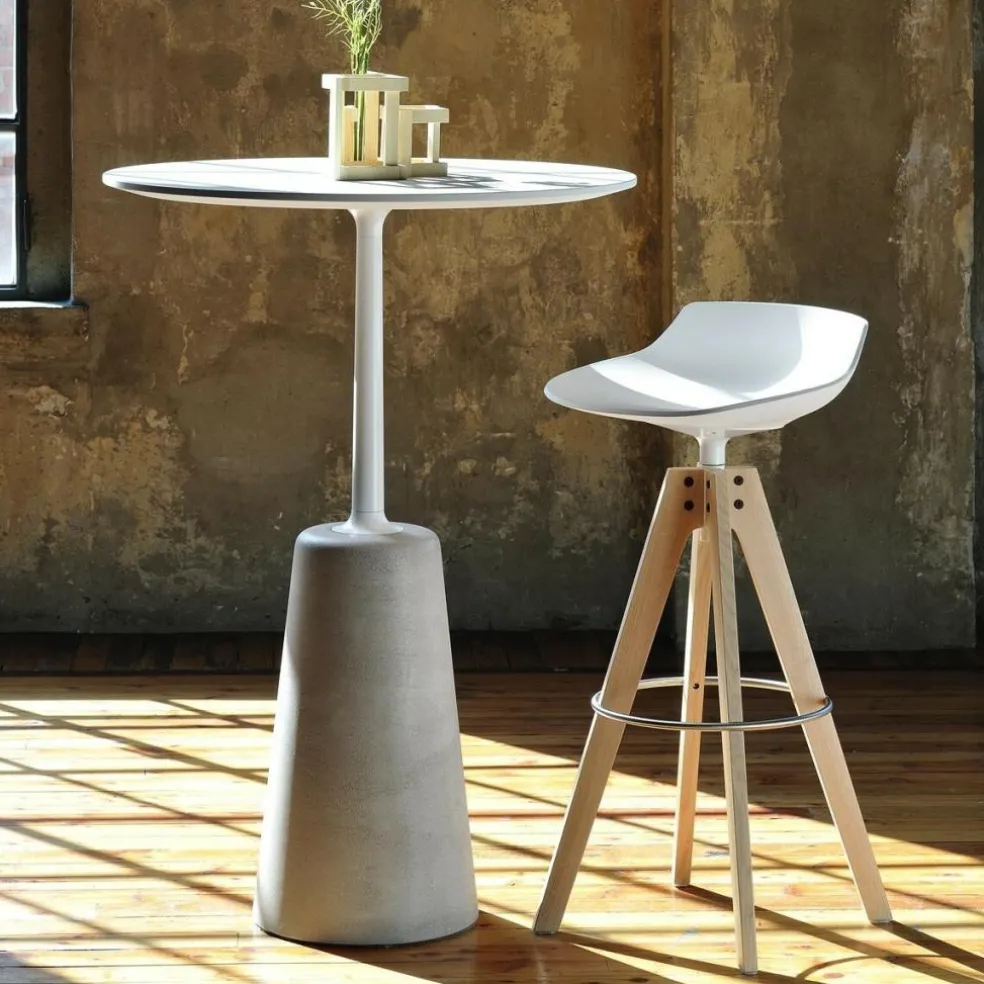 Flow Barhocker Gestell Eiche 78cm