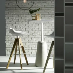 Flow Barhocker Gestell Eiche 78cm