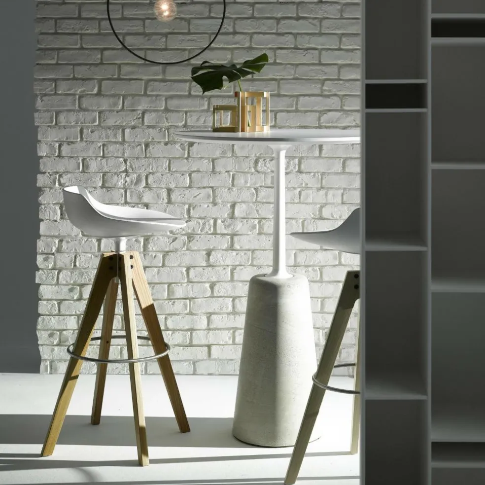 Flow Barhocker Gestell Eiche 78cm