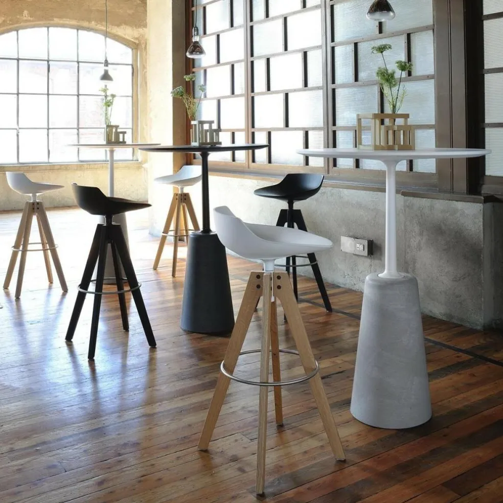 Flow Barhocker Gestell Eiche 78cm