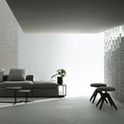 Flow Hocker gepolstert 48cm