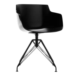 Flow Slim Armlehnstuhl Gestell LEM