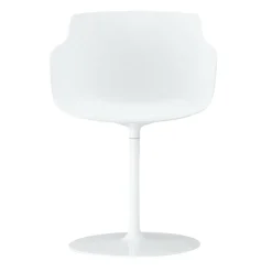 Flow Slim Armlehnstuhl Tellerfuß