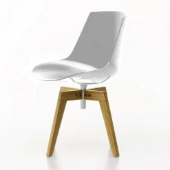 Flow Stuhl Füße in Eiche 4er Set