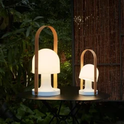 FollowMe LED Outdoor Tischleuchte mit Akku