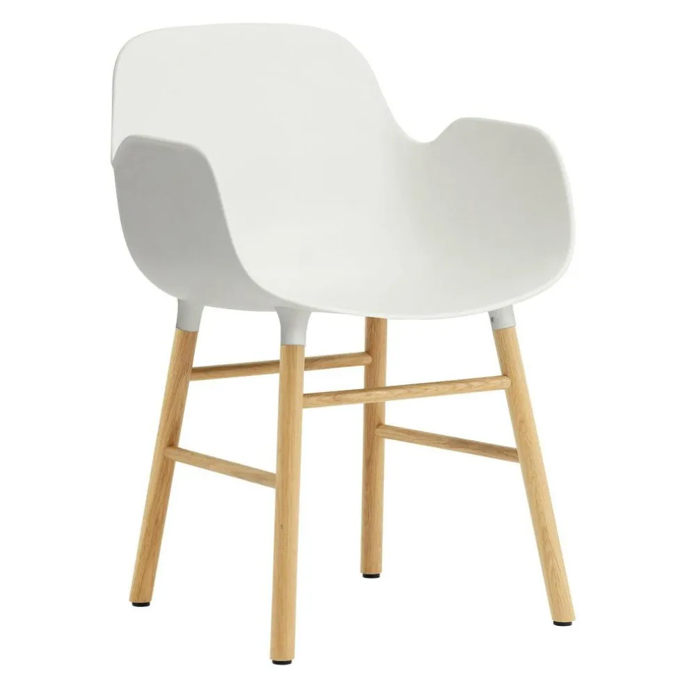 Form Armlehnstuhl Gestell Eiche