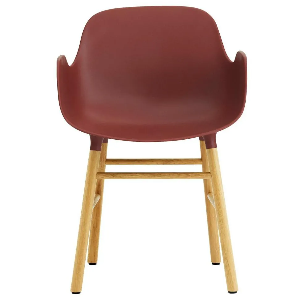 Form Armlehnstuhl Gestell Eiche