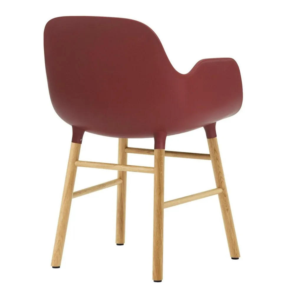 Form Armlehnstuhl Gestell Eiche