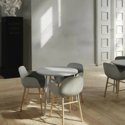 Form Armlehnstuhl Gestell Eiche