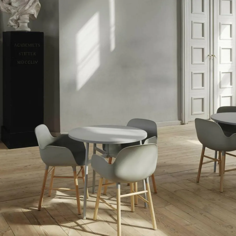 Form Armlehnstuhl Gestell Eiche