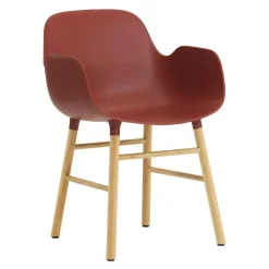 Form Armlehnstuhl Gestell Eiche