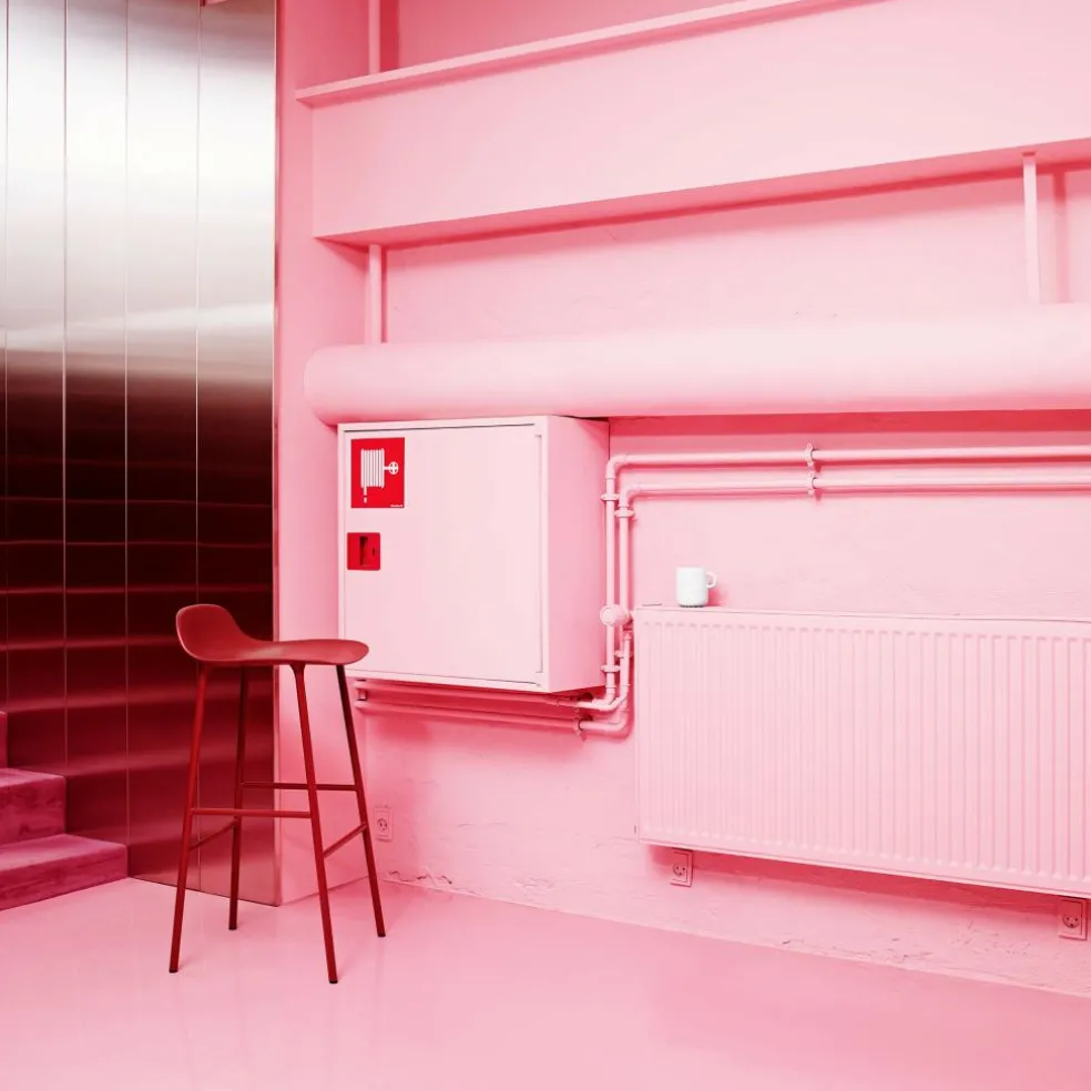 Form Barhocker Gestell Stahl 75cm