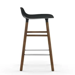 Form Barhocker Gestell Walnuss 65cm