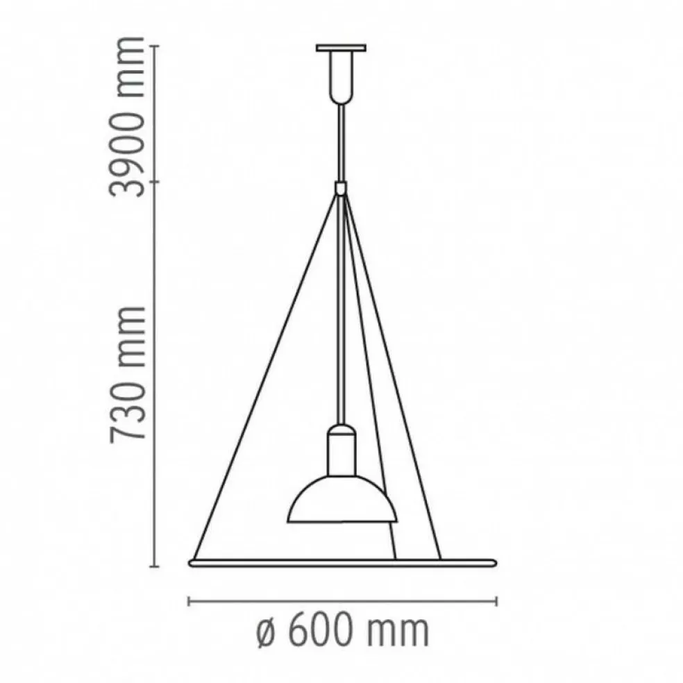 Frisbi Pendelleuchte