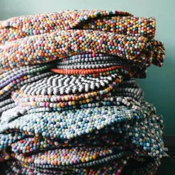 Fritz Filzkugelteppich