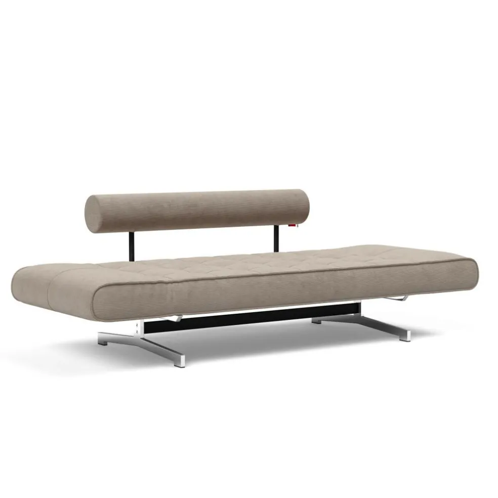 Ghia Schlafsofa Cord Beine Stahl verchromt 210x93cm
