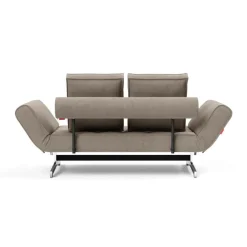 Ghia Schlafsofa Cord Beine Stahl verchromt 210x93cm