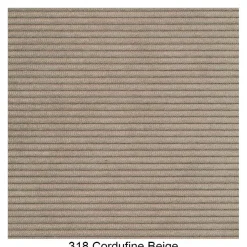 Ghia Schlafsofa Cord Beine Stahl verchromt 210x93cm