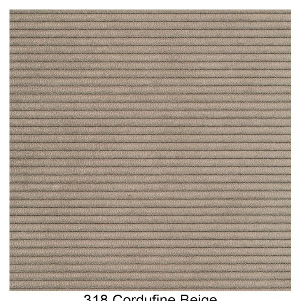 Ghia Schlafsofa Cord Beine Stahl verchromt 210x93cm