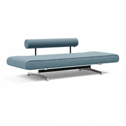 Ghia Schlafsofa Stoff Beine Stahl verchromt 210x93cm
