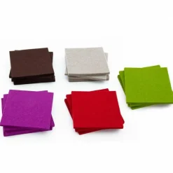 Glasuntersetzer 4er Set quadratisch 9x9cm