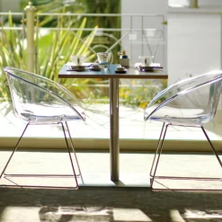 Gliss 921 Armlehnstuhl mit Kufengestell