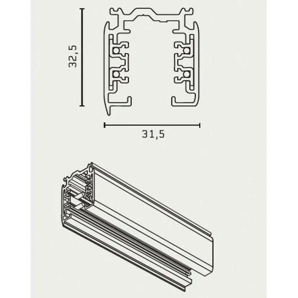 Global Pro 3-Phasen Schiene