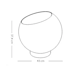 Globe Blumentopf Ø 43cm