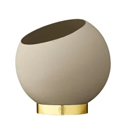 Globe Blumentopf Messing Ø 17cm