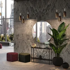 Globe Blumentopf Messing Ø 21cm