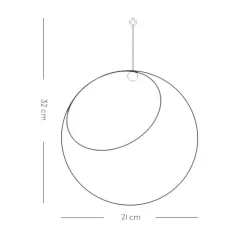 Globe Hängeblumentopf Ø 21cm
