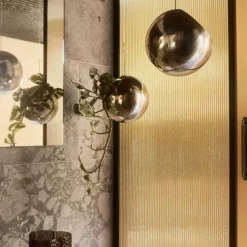 Globe Hängeblumentopf Edelstahl Ø 17cm