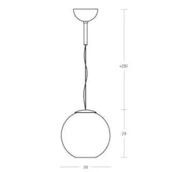 Globo di Luce Pendelleuchte M