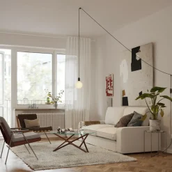 Graphite Plug-in Pendelleuchte