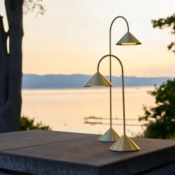 Grasp LED Akkuleuchte tragbar H 47cm