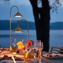 Grasp LED Akkuleuchte tragbar H 72cm