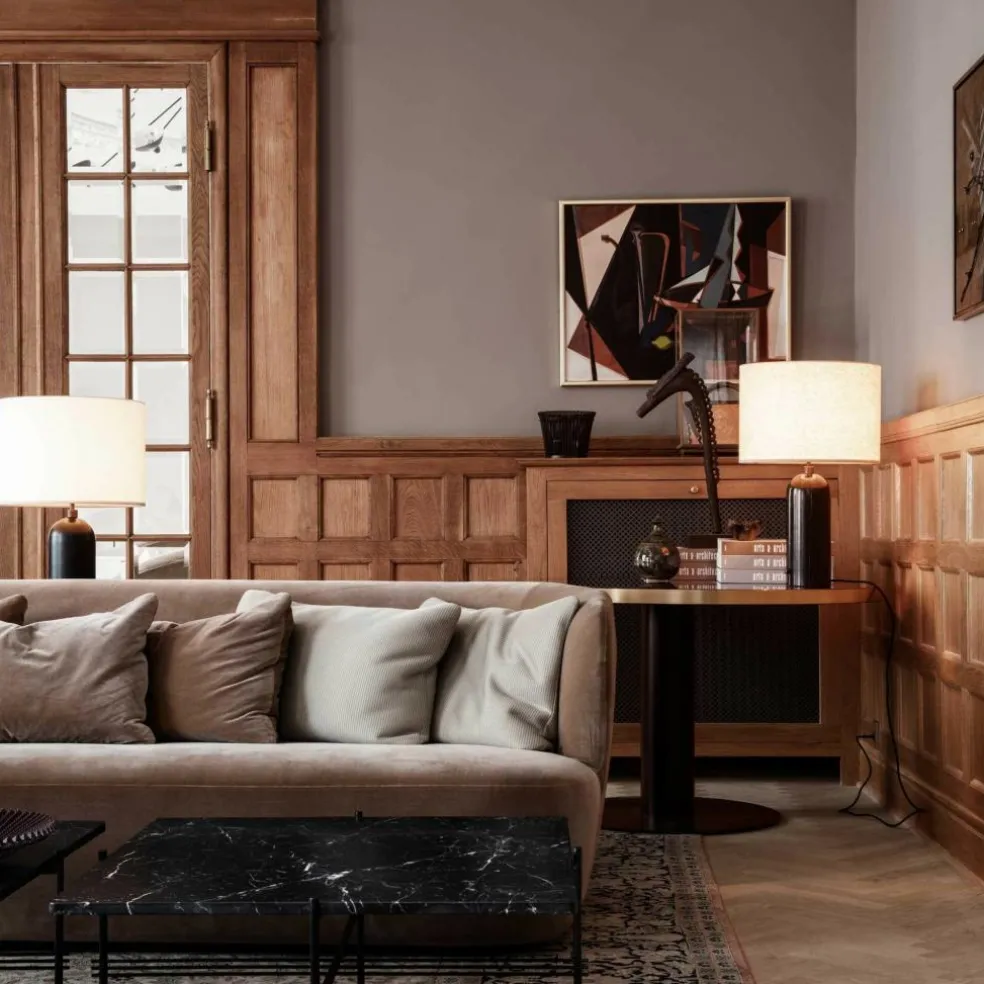 Gravity Tischleuchte L Gestell Stahl