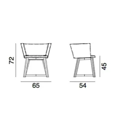 Gray 26 Armlehnstuhl